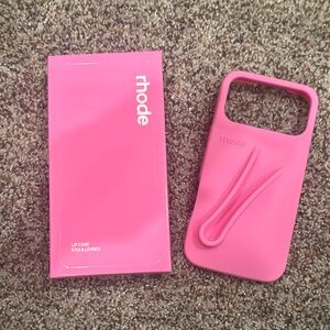 RHODE Pink Cell Phone Case